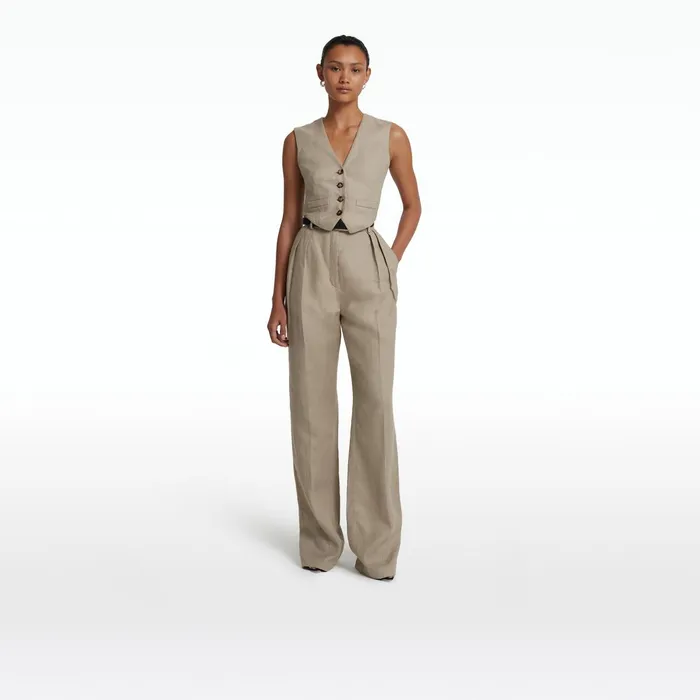 Safiyaa Ferna Stone Trousers Women Trousers