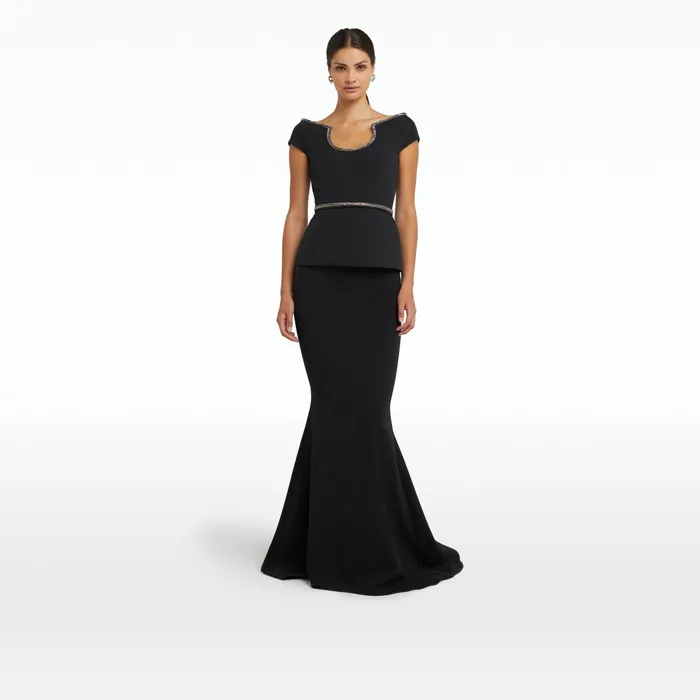 Safiyaa Gayeta Black Skirt Women Skirts