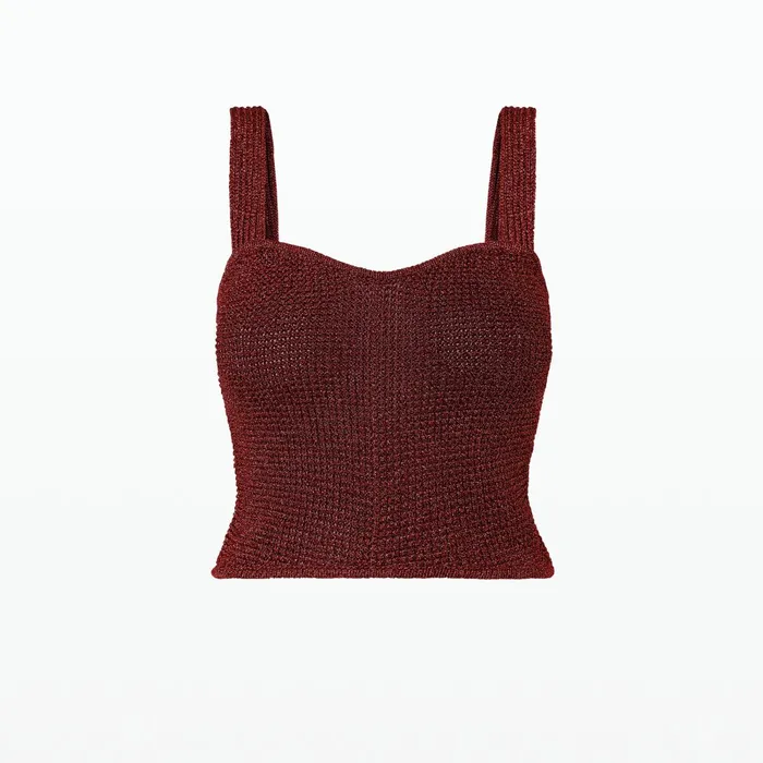 Safiyaa Geena Amber Sun Knit Top Women Knitwear