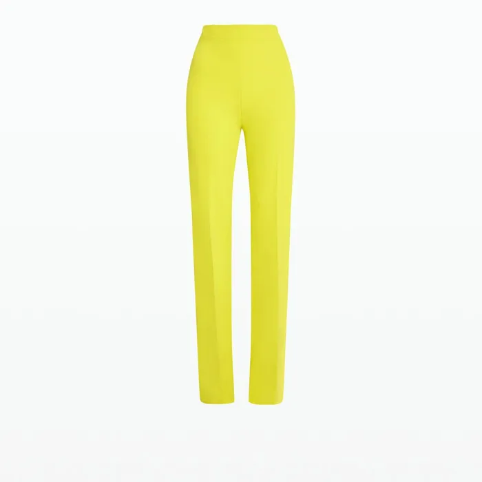 Safiyaa Goldie Chartreuse Trousers Women Trousers