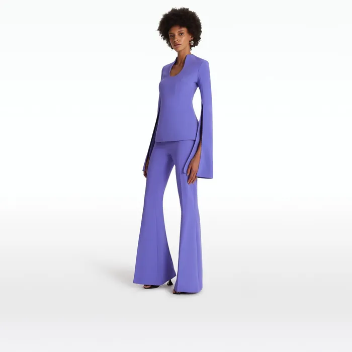 Safiyaa Halluana Amethyst Trousers Women Trousers