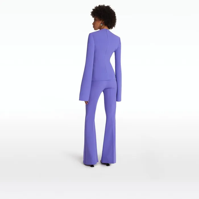 Safiyaa Halluana Amethyst Trousers Women Trousers