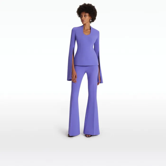 Safiyaa Halluana Amethyst Trousers Women Trousers