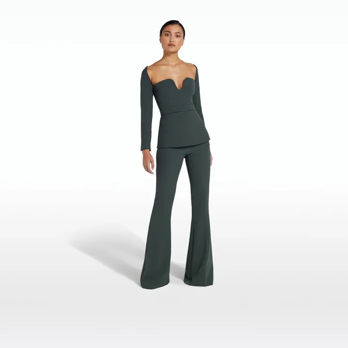 Safiyaa Halluana Graphite Trousers Women Trousers