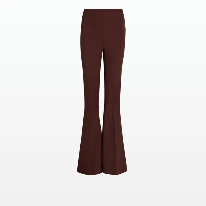Safiyaa Halluana Pecan Brown Trousers Women Trousers