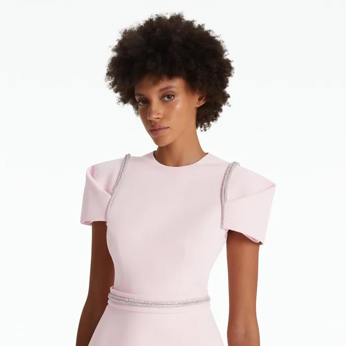 Safiyaa Halo Pale Pink Top Women Tops