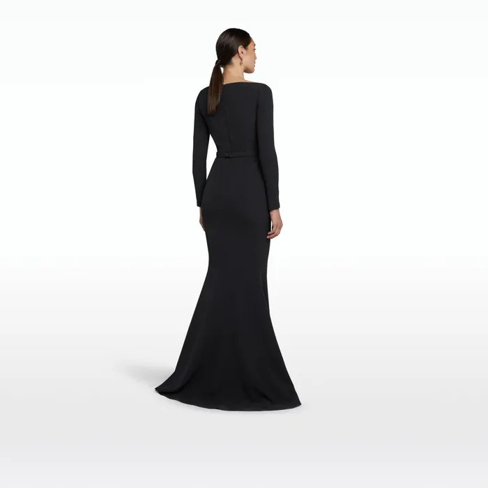 Safiyaa Heidi Black Long Dress Women Dresses