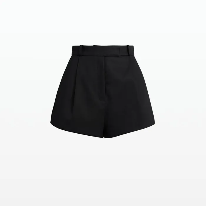 Safiyaa Helean Black Shorts Women Trousers