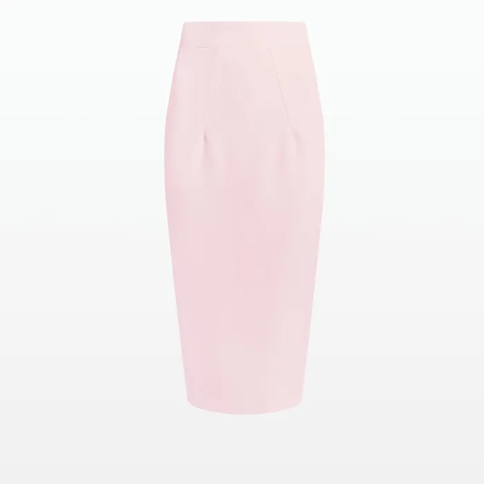 Safiyaa Hokoku Barely Pink Skirt Women Skirts