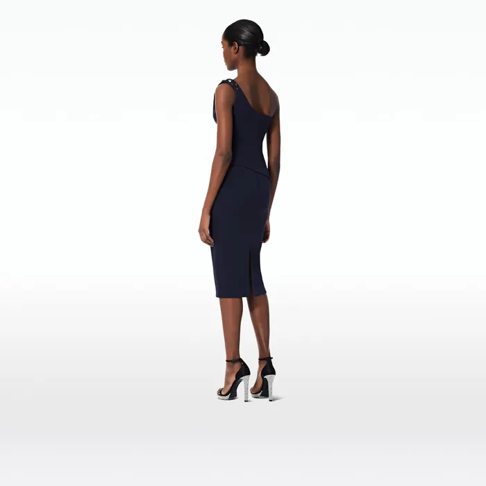 Safiyaa Hokoku Midnight Navy Skirt Women Skirts