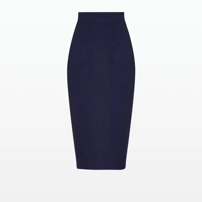 Safiyaa Hokoku Midnight Navy Skirt Women Skirts