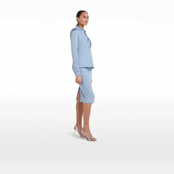 Safiyaa Hokoku Soft Sky Skirt Women Skirts