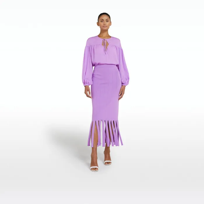 Safiyaa Khuno Lupine Knit Skirt Women Skirts