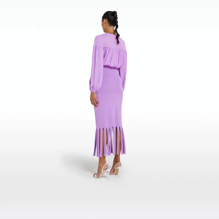 Safiyaa Khuno Lupine Knit Skirt Women Skirts