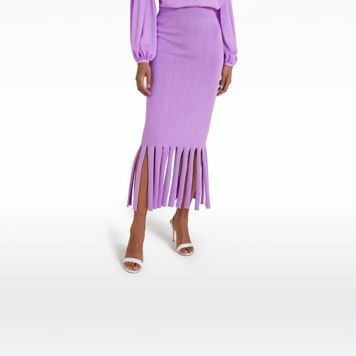 Safiyaa Khuno Lupine Knit Skirt Women Skirts