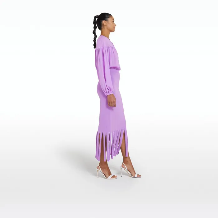 Safiyaa Khuno Lupine Knit Skirt Women Skirts