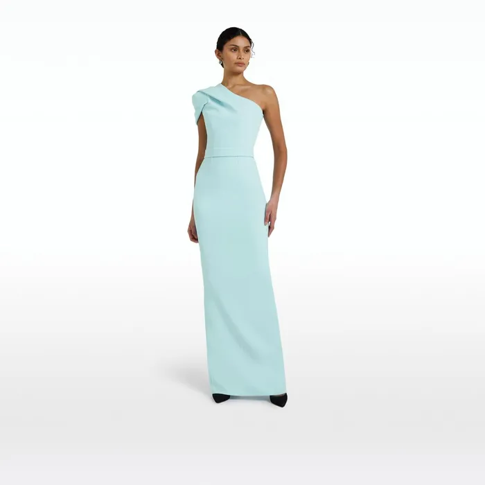 Safiyaa Kora Mint Long Dress Women Dresses