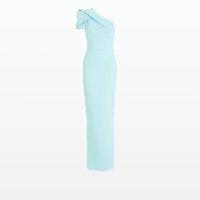 Safiyaa Kora Mint Long Dress Women Dresses
