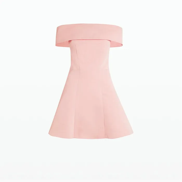 Safiyaa Krissty Peony Blush Mini Dress Women Dresses