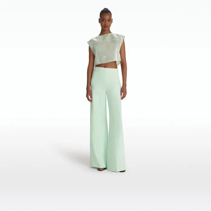 Safiyaa Kylo Sea Glass Top Women Tops