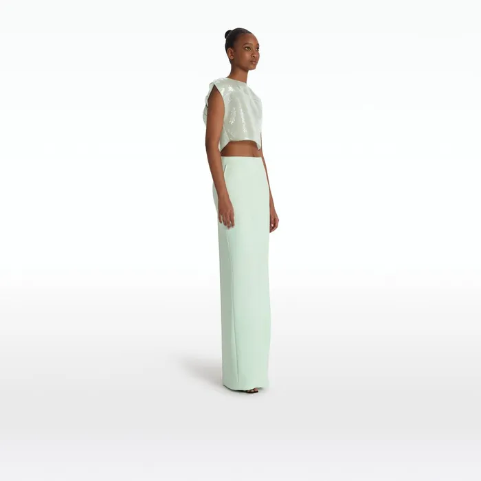 Safiyaa Kylo Sea Glass Top Women Tops