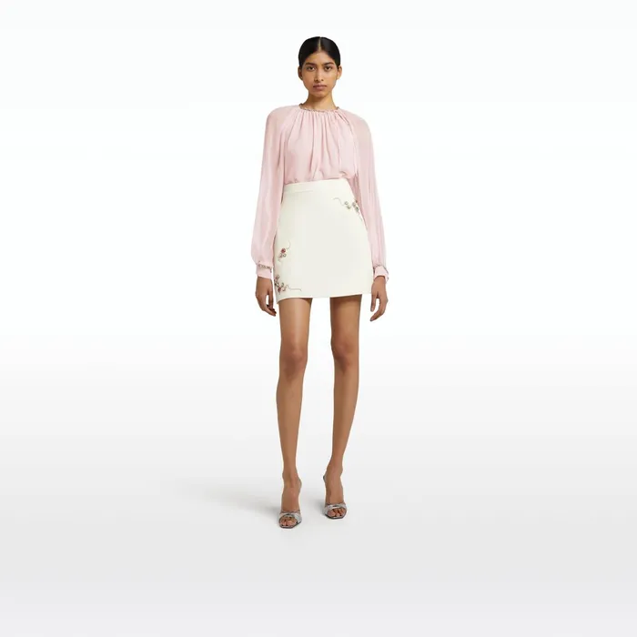 Safiyaa Laoise Barely Pink Top Women Tops