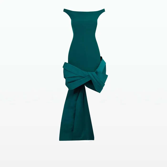Safiyaa Linalle Alpine Green Short Dress Women Dresses