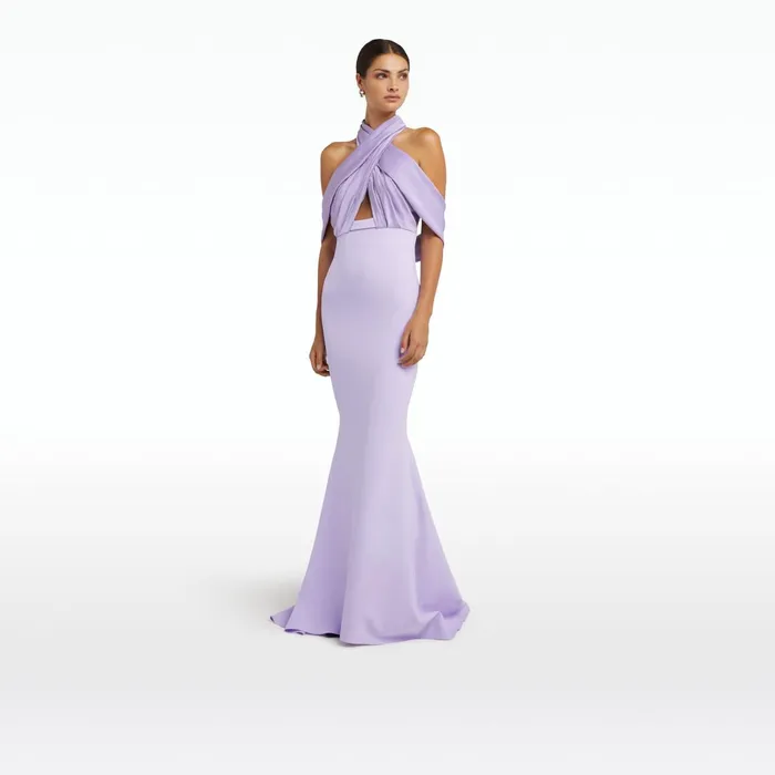 Safiyaa Louella Verbena Long Dress Women Dresses