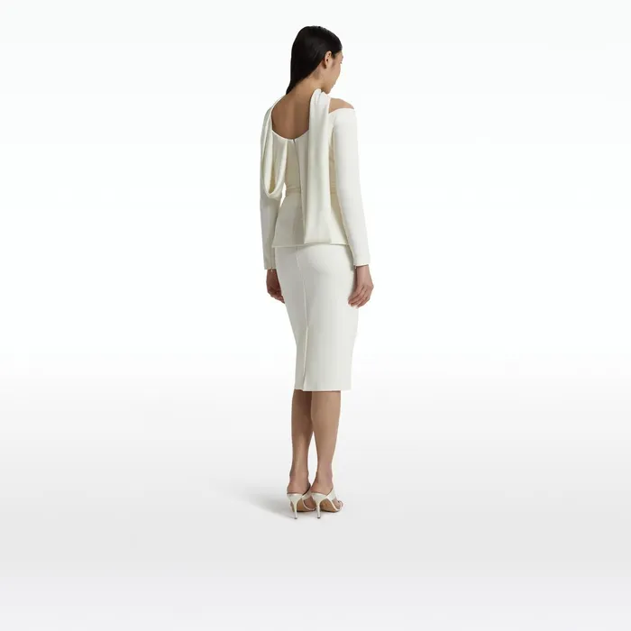 Safiyaa Lucile Tops In Ivory Women Tops