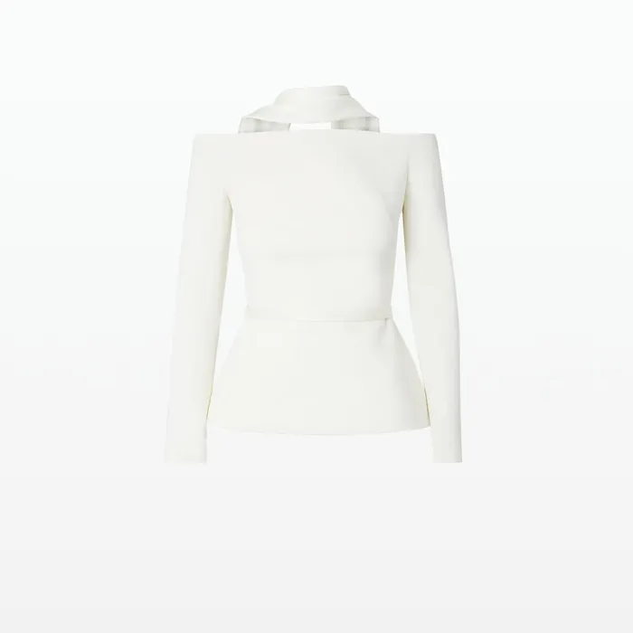 Safiyaa Lucile Tops In Ivory Women Tops