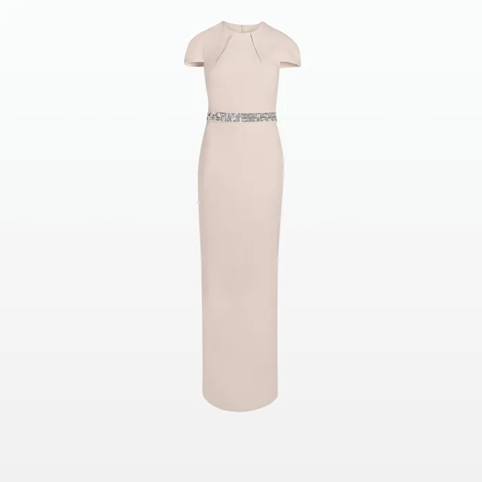 Safiyaa Magali Powder Long Dress Women Dresses