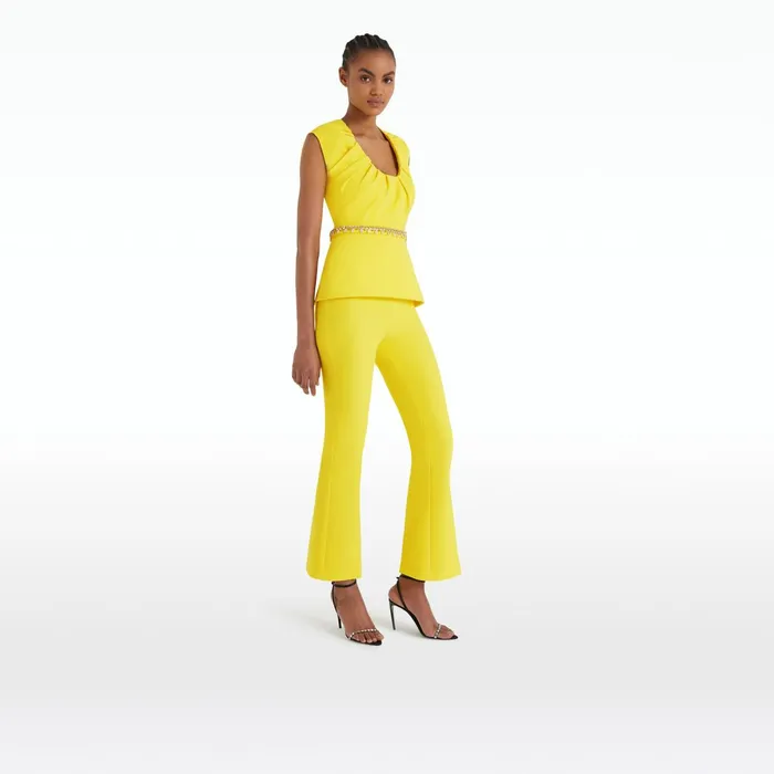 Safiyaa Mari Buttercup Trousers Women Trousers