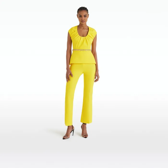Safiyaa Mari Buttercup Trousers Women Trousers