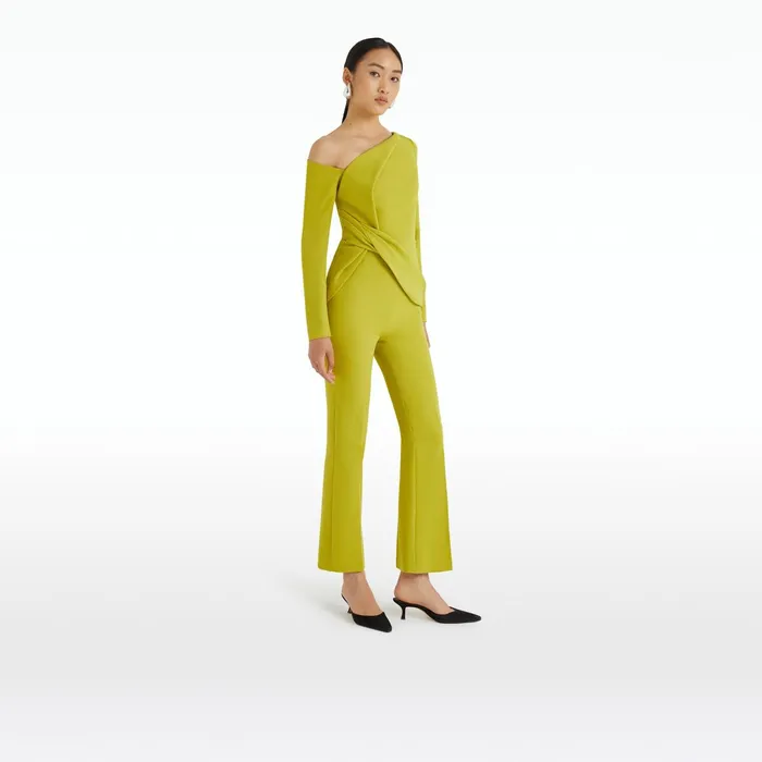 Safiyaa Mari Citrine Trousers Women Trousers