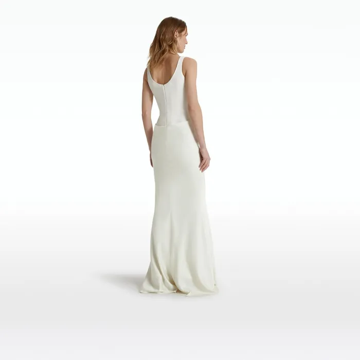 Safiyaa Marlena Long Dresses In Ivory Women Dresses
