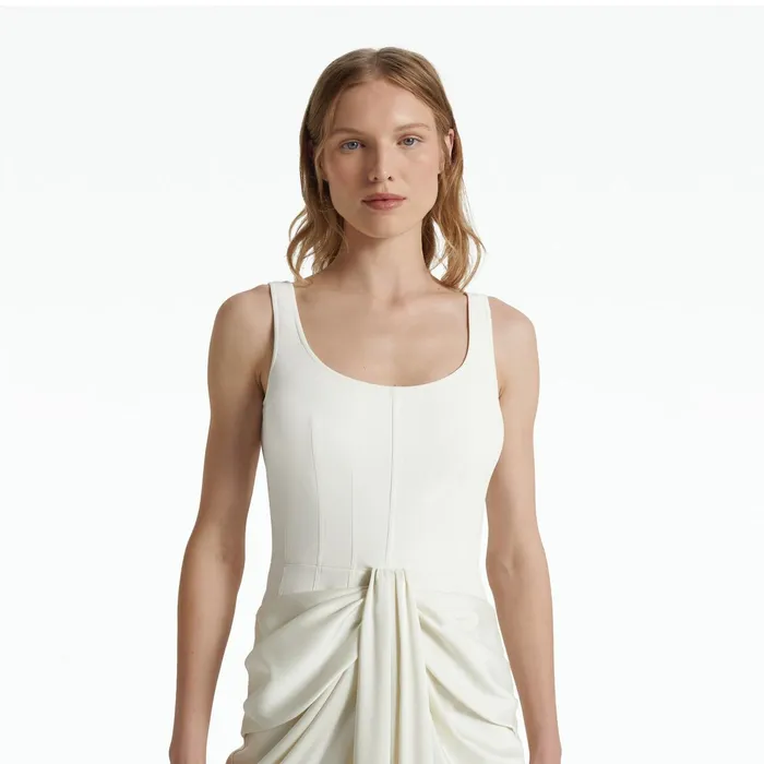 Safiyaa Marlena Long Dresses In Ivory Women Dresses