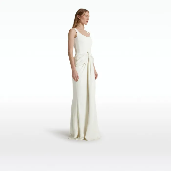 Safiyaa Marlena Long Dresses In Ivory Women Dresses