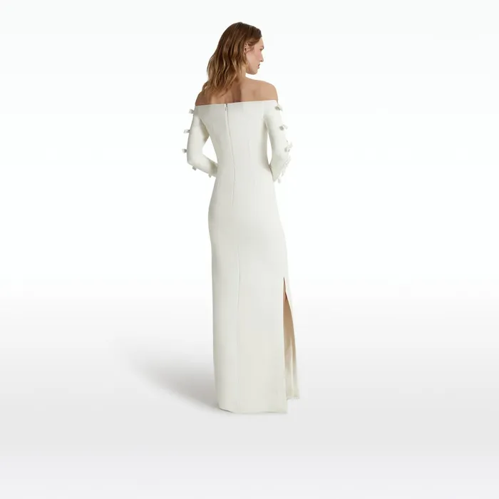 Safiyaa Morag Ivory Long Dress Women Dresses
