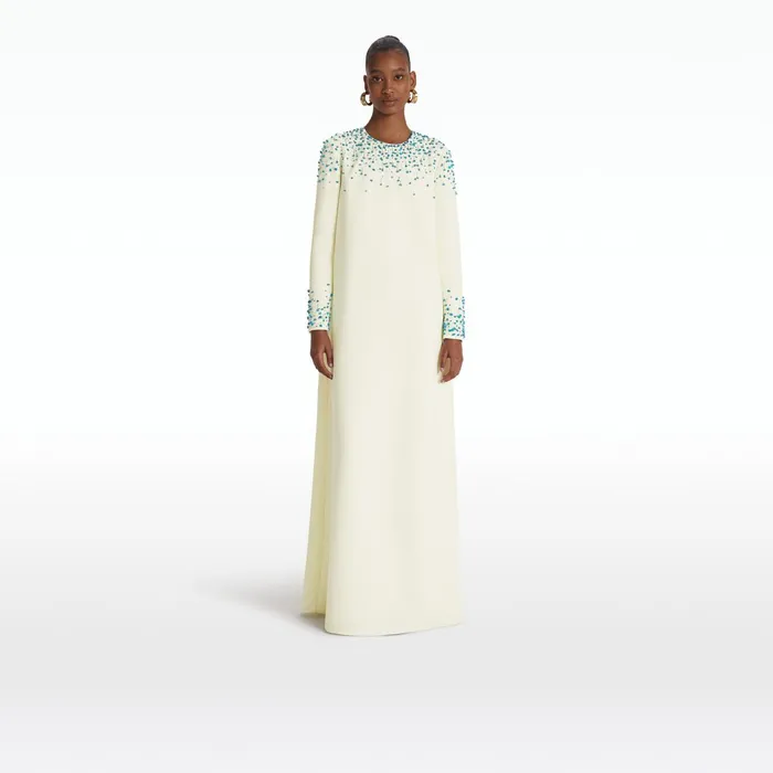 Safiyaa Naima Sorbet Long Dress Women Dresses