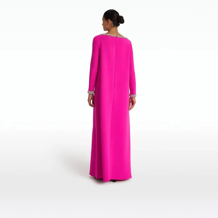 Safiyaa Naimal Wild Strawberry Long Dress Women Dresses