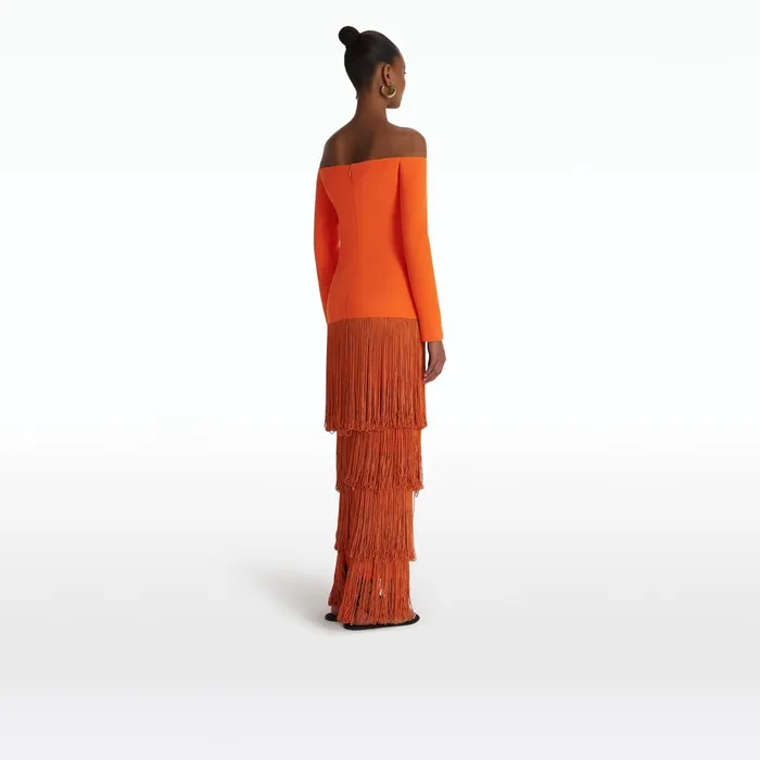 Safiyaa Nikita Amber Sun Long Dress Women Dresses