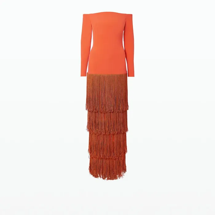 Safiyaa Nikita Amber Sun Long Dress Women Dresses