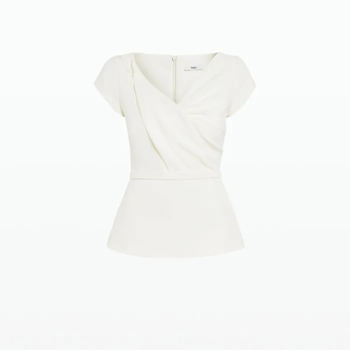 Safiyaa Nuvaya Ivory Top Women Tops