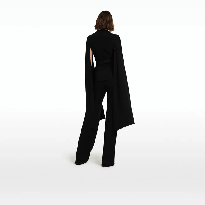 Safiyaa Octana Black Top Women Tops