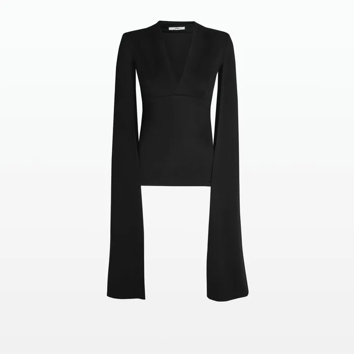 Safiyaa Octana Black Top Women Tops