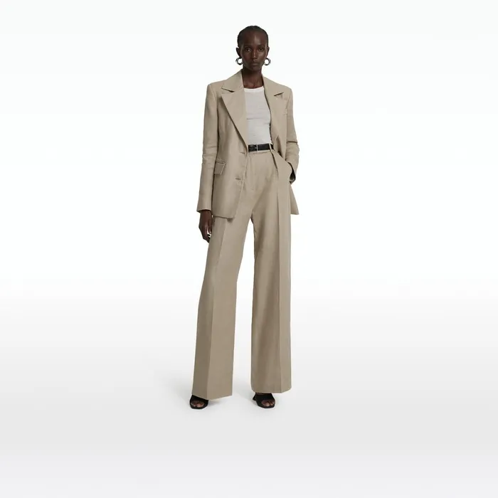 Safiyaa Omarani Stone Trousers Women Trousers
