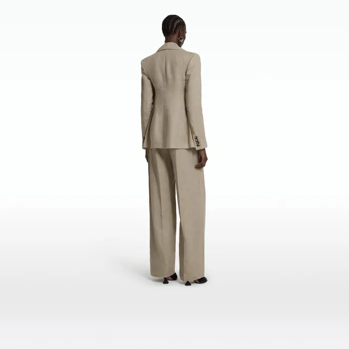 Safiyaa Omarani Stone Trousers Women Trousers