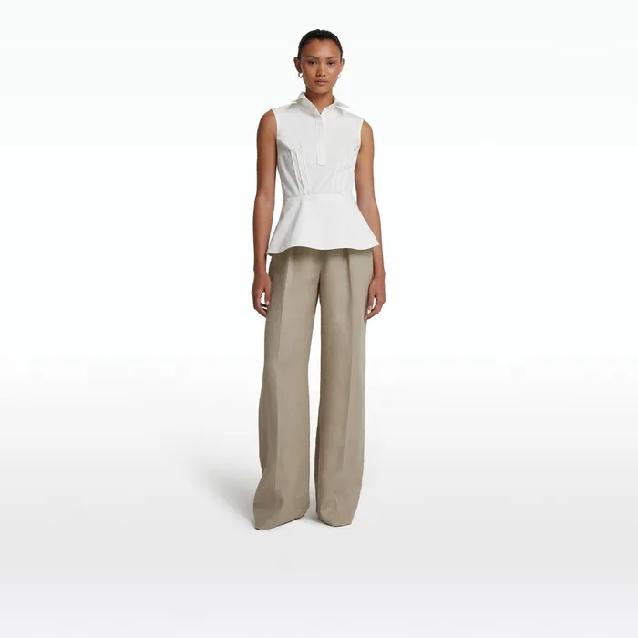 Safiyaa Omarani Stone Trousers Women Trousers