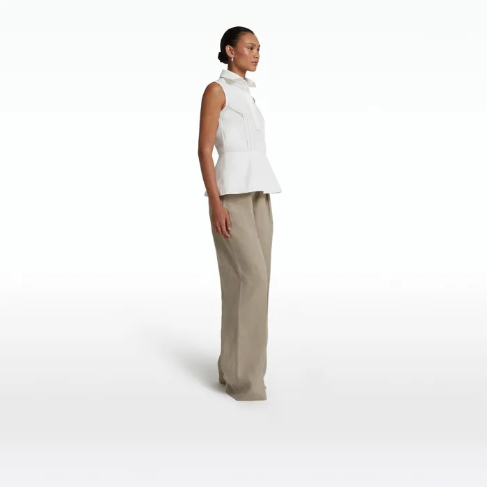 Safiyaa Omarani Stone Trousers Women Trousers