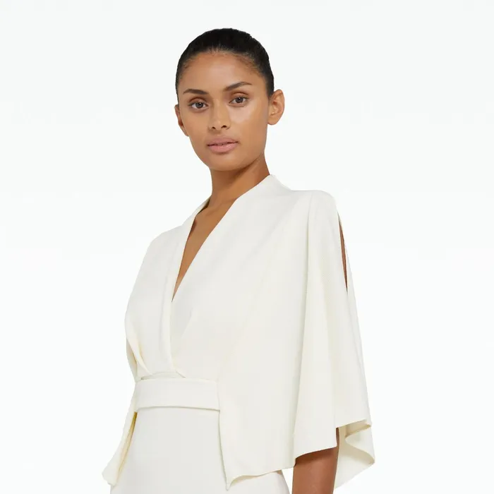 Safiyaa Oro Ivory Long Dress Women Dresses